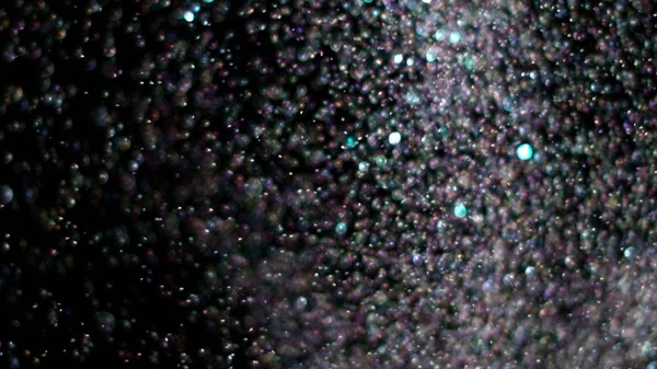 Ρεαλιστική Glitter έκρηξη σε μαύρο φόντο. — Φωτογραφία Αρχείου