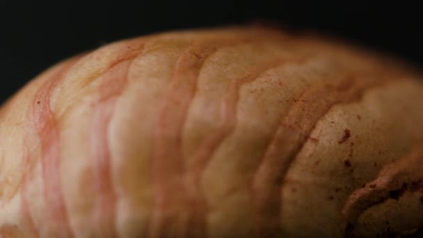Peeled Almond Closeup — Stock Video