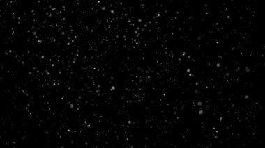 Siyah arka plan üzerine ağır çekim kar,