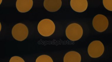 Altın Bokeh ışıklar yanıp sönen arka plan