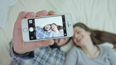 Selfie akıllı telefon ile