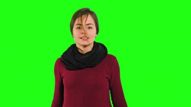 Öfkeli bir genç bayan