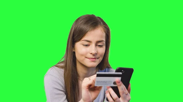 Online Banking Using Smartphone — Stock Photo, Image
