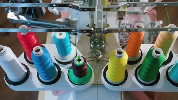Skein Thread Stand for Embroidery Machines — Stock Photo, Image