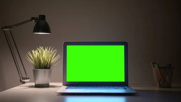 laptop Yeşil perde