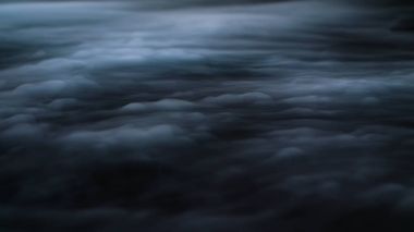 Gerçekçi kuru buz dumanı bulutları sis tabakası