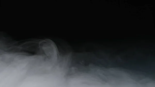 Realistic Dry Ice Smoke Clouds Fog Overlay — Stock Photo, Image