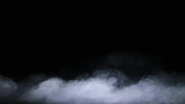 Realistic Dry Ice Smoke Clouds Fog Overlay — Stock Photo, Image