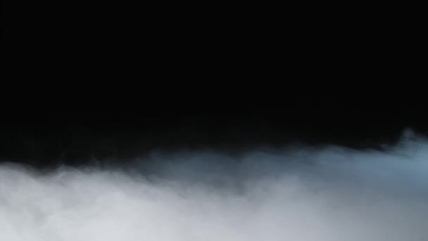 Ρεαλιστικά ξηρά σύννεφα καπνού πάγου ομίχλη επικάλυψη — Αρχείο Βίντεο