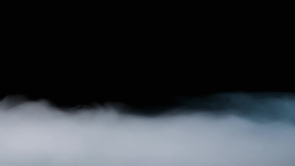 Realistisk torr is rök moln dimma överlagring — Stockvideo