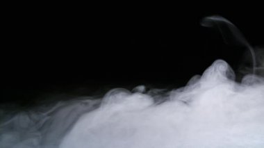Gerçekçi kuru buz dumanı bulutları sis tabakası