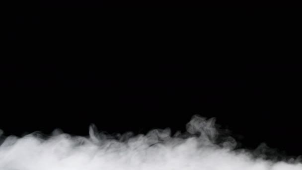 Brouillard isolé ou fumée — Video
