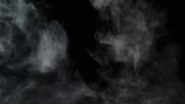 Изолированный туман или дым — стоковое видео