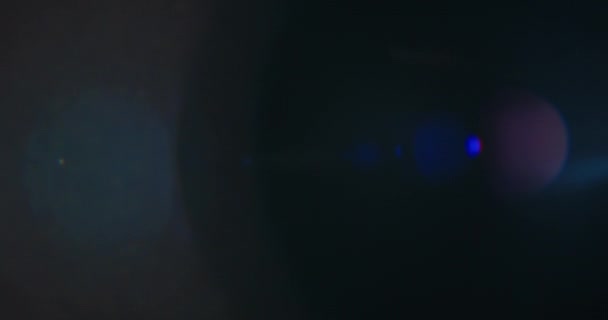 ライトリークマスタープライム16ミリメートルレンズフレア — ストック動画