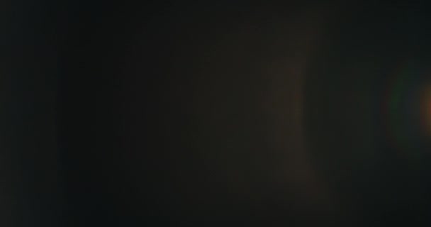Luz vazamento Mestre Prime 75mm Lente Flares — Vídeo de Stock