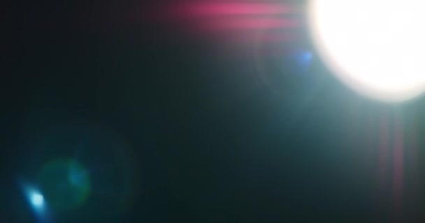 ライトリークマスタープライム50mmレンズフレア — ストック動画