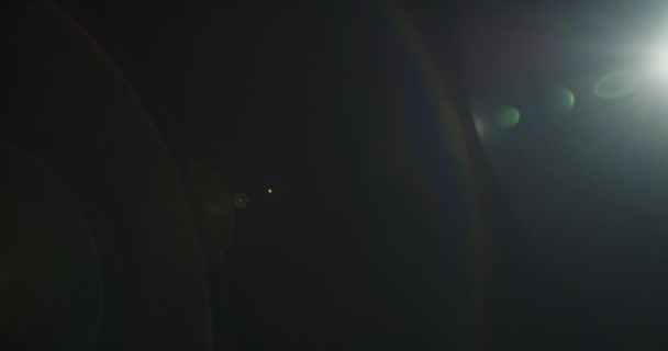Işık Sızıntısı Cine Merceği 24 mm Lens Fişekleri — Stok video