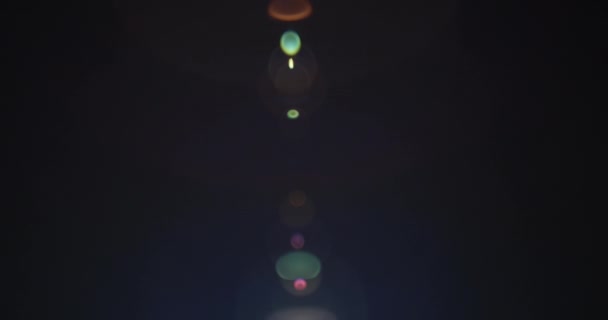 Světle prosakující čočka 20 mm Lens Flares — Stock video