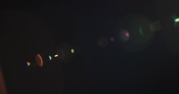 Light Leak Cine Lens 20mm Lens Flares — Stock Video