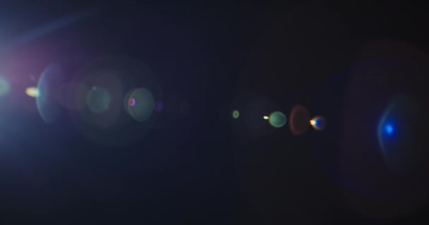 轻弱Cine Lens 20mm Lens Flares — 图库视频影像