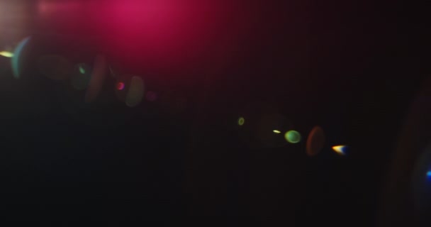 Lichtlekkende Cine Lens 20mm Lenzen — Stockvideo
