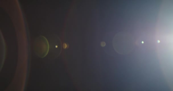 Light Leak Cine Lens 24mm Lens Flares — Stockvideo