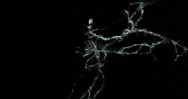 Kara Pencere Arkaplanındaki Gerçek Buz.