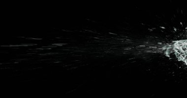 Kara Pencere Arkaplanındaki Gerçek Buz.