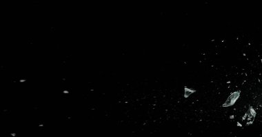 Kara Pencere Arkaplanındaki Gerçek Buz.