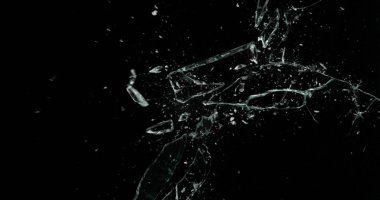 Kara Pencere Arkaplanındaki Gerçek Buz.