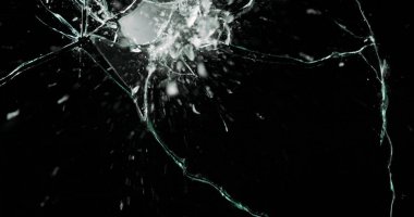 Kara Pencere Arkaplanındaki Gerçek Buz.