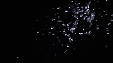 Kara Pencere Arkaplanındaki Gerçek Buz.