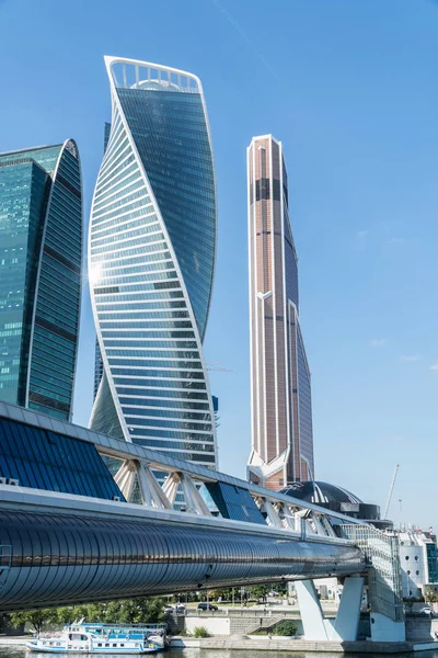 Moscow City modern iş merkezi