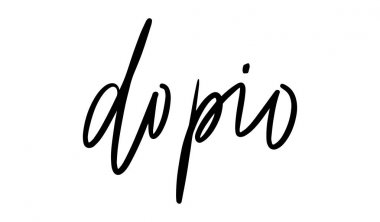 Dopio yazı. El yazısıyla yazılan yazı vektör Illustration. Kahve Dükkanı, Pazar, Cafe tasarımı, Restoran Menü ve yemek tarifleri için vektör öğeleri.