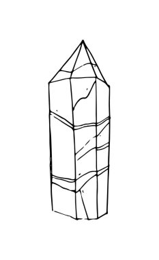 çizilmiş kristalleri ver. Romantik dekoratif izole elemanları gretting kartı, hediye kağıt, düğün dekor için mükemmel.