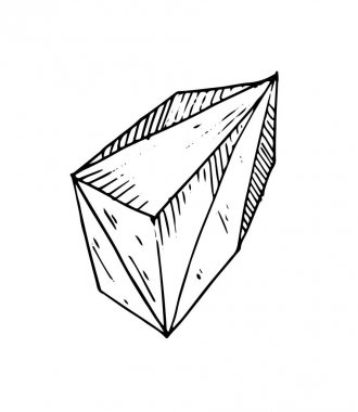 çizilmiş kristalleri ver. Romantik dekoratif izole elemanları gretting kartı, hediye kağıt, düğün dekor için mükemmel.