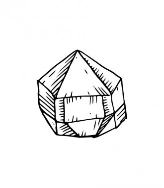 çizilmiş kristalleri ver. Romantik dekoratif izole elemanları gretting kartı, hediye kağıt, düğün dekor için mükemmel.