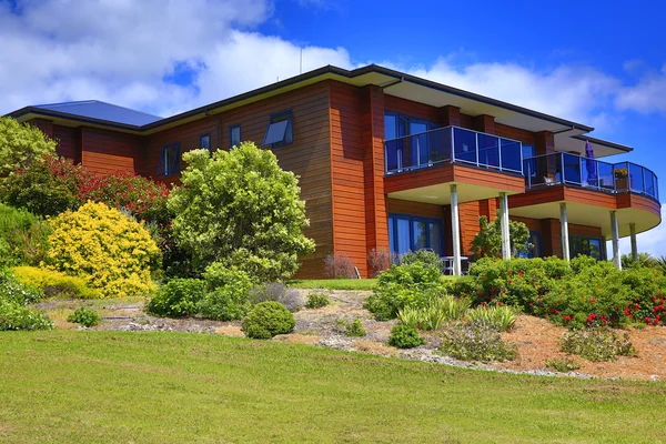 Extérieur de l'Aurora Lodge. Waipu, Nouvelle-Zélande — Photo