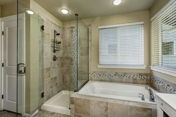 Bathroom and shower close up — Stockfoto