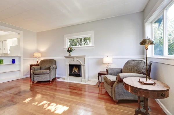 American living room interior with retro details — Stock Photo, Image