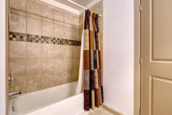 Clean beige and white bathroom — Stock Photo, Image