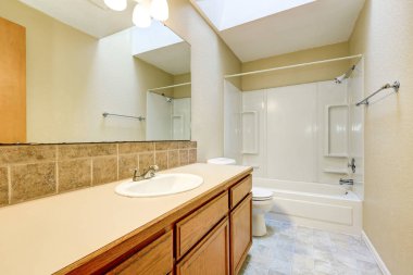 Banyo ve duş bileşimiyle banyo iç