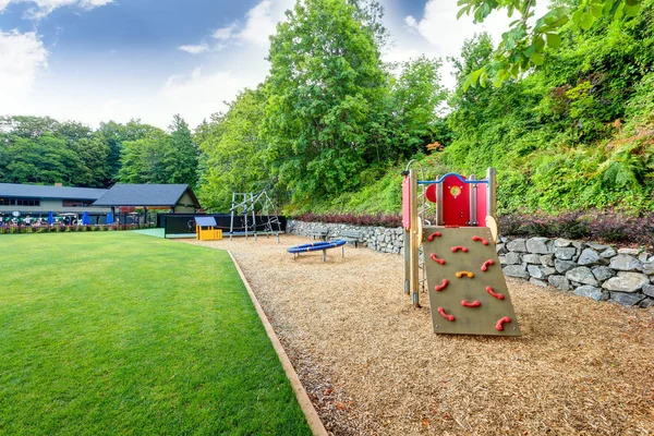 Playground Equipment set for Children in Tacoma Lawn tennis Club. — Stock Photo, Image