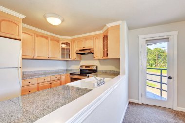 Güzel u şeklinde mutfak oda iç 