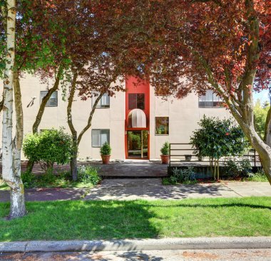 apartmanın dış cephe. 