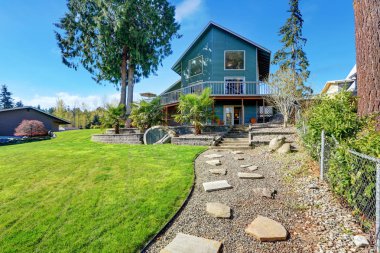 Lake Tapps güzel waterfront ev dış. 