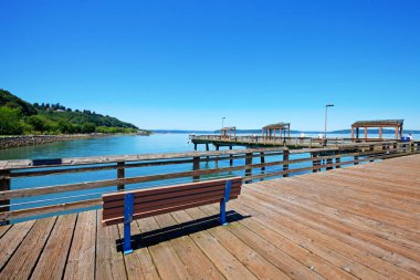 Tacoma, iskele waterfront. Ruston yolu. 