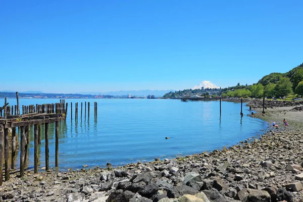 Tacoma, muelle frente al mar. Camino de Ruston . —  Fotos de Stock