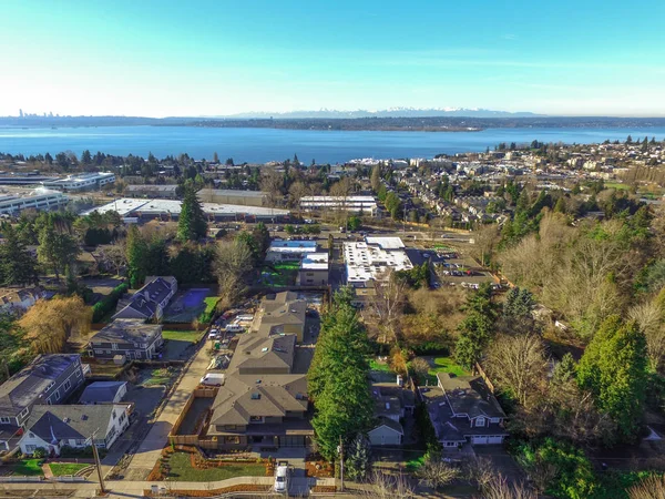 Vista aerea di Kirkland Zona residenziale . — Foto Stock