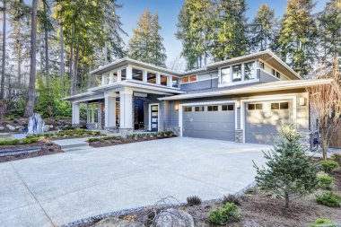 Lüks yeni inşaat ev dış 